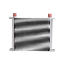 PIT66 Universal Taillights Aluminum Engine Transmission Oil Cooler Compatible with British Model Silver 30 Row