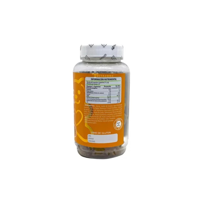 Vitamina C y Equinácea Solanum: Gomitas para Defensas Sabor Limón