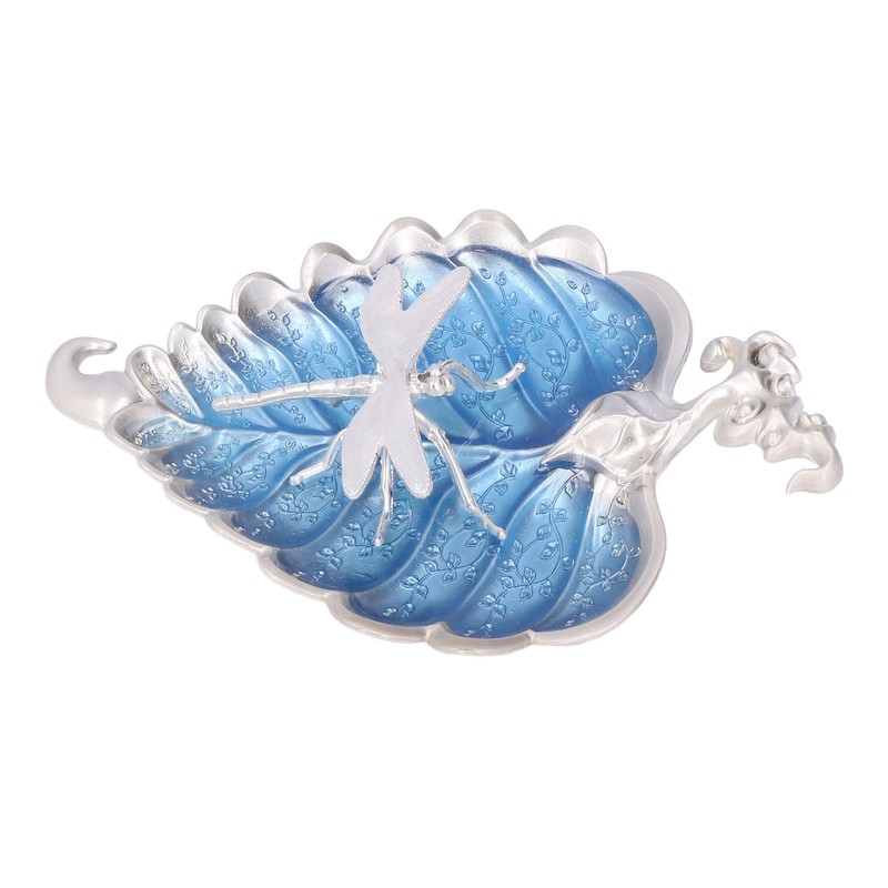 Incense Stick Holder Bodhi Leaf Incense Decorated Plate for Living