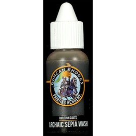 Duncan Rhodes Painting Academy Two Thin Coats Hobby Paints 15ml (Archaic Sepia Wash)