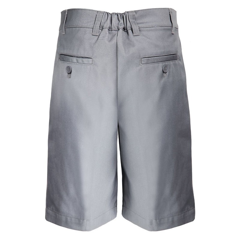 Boys Husky Fit Short Pants, 14, Grey