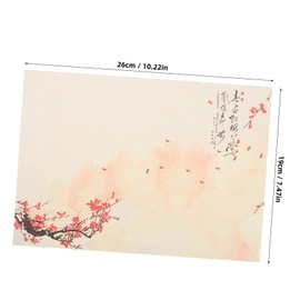 jojofuny 80 Sheets Vintage Style Writing Paper Pack of Portable Letter Paper with Unique Retro Design for Invitations and Personal Messages Texture for Smooth Writing