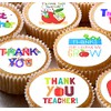 24 Teacher Thank you D2 pre-cut edible kids childrens party