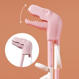Dinosaur Training Chopsticks,2pcs Chopsticks For Kids ,Reusable Chopsticks Learning Chopstick Helper,Pink+Pink
