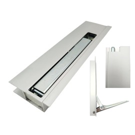HGW Side Wall Lock with Stop - 300 mm Left Aluminium Side Wall 25 mm for Trailers