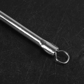 2pcs Silver Stainless Steel Blackhead Remover Cleaner Tool,Acne Blemish Needle Pimple Spot Extractor Pin,Blackhead and Blemish Removers,Skin Care Tools