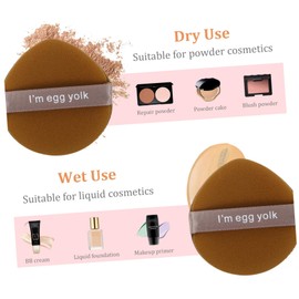 BIUDECO 6pcs Makeup Puff Cushion Set Facial Powder Puff Soft Double-sided Sponge for Loose Body Powder