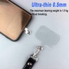 12 Pack Phone Tether Tab, Cellphone Lanyard Tab with Metal