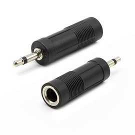 Cablepelado Mono 6.35mm Female to 3.5mm Male Audio Adapter