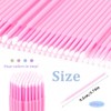 400 Stück Micro Applikatoren Pinsel, Microbrush Wimpernverlängerung, Einweg Microbürsten Wimpernbuerste