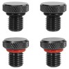 4Pcs M10x1.25 Motorcycle Mirror Hole Plugs, Universal Motorcycle Rear View