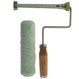 Coral 42811 Earthwise 9 inch 1.5" dia Paint Roller Frame and Cover set Eco-Friendly 12MM Recycled Microfibre