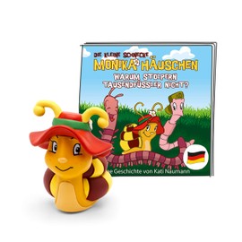 tonies Hearing Figure for Toniebox, The Little Snail Monika Cottage, “Warum Stolpern Tausendfüßler Nicht?” Radio Play for Children from 3 Years, Playing Time Approx. 42 Minutes