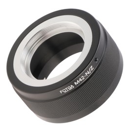 FOTGA M42-N/Z Lens Adapter Ring for M42 42 mm Screw Mount Lens Adapter Converter to Z-Mount Camera, Compatible with Nikon Z5 Z6 Z7 Z30 Z50 Z6II Z7II Z8 Z9 Zf Zfc Full Frame Mirrorless Camera