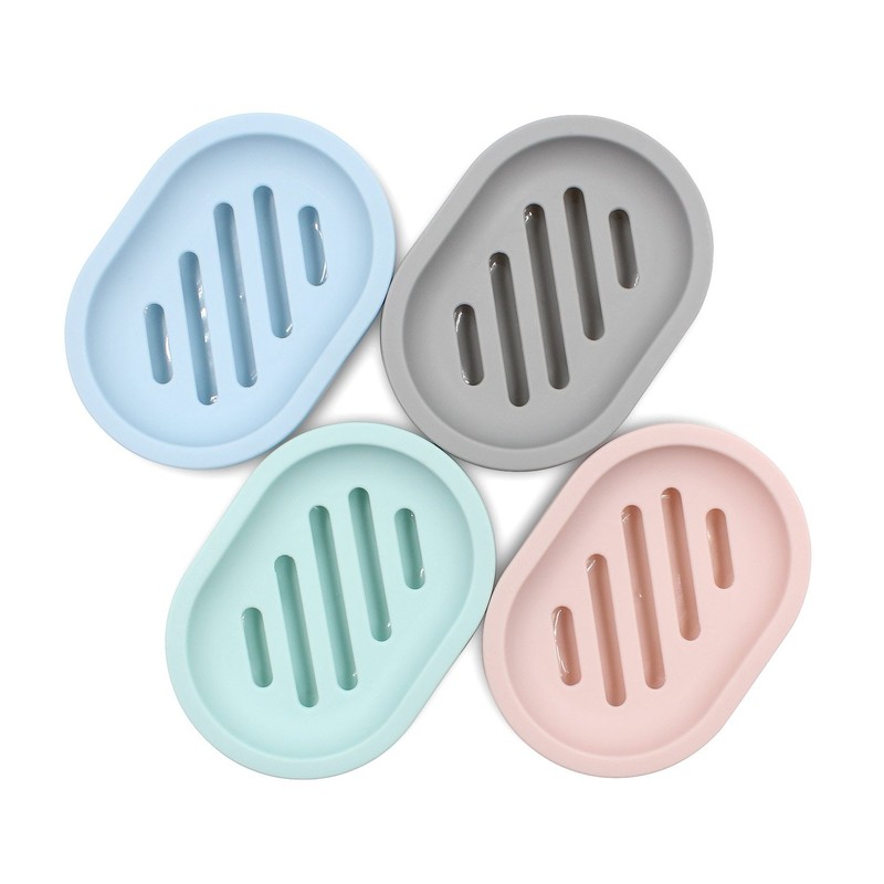 Topsky 2-Pack Soap Dish with Drain, Soap Holder & Saver,