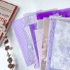 Aromoty 20Pcs Handmade Scrapbook Paper Craft Textured Paper Morandi A5