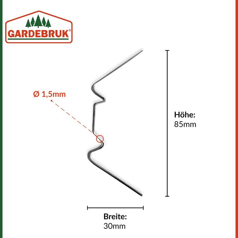 Deuba Greenhouse Clips Rust-Proof Hollow Panel Panes Attachment Greenhouse Accessories