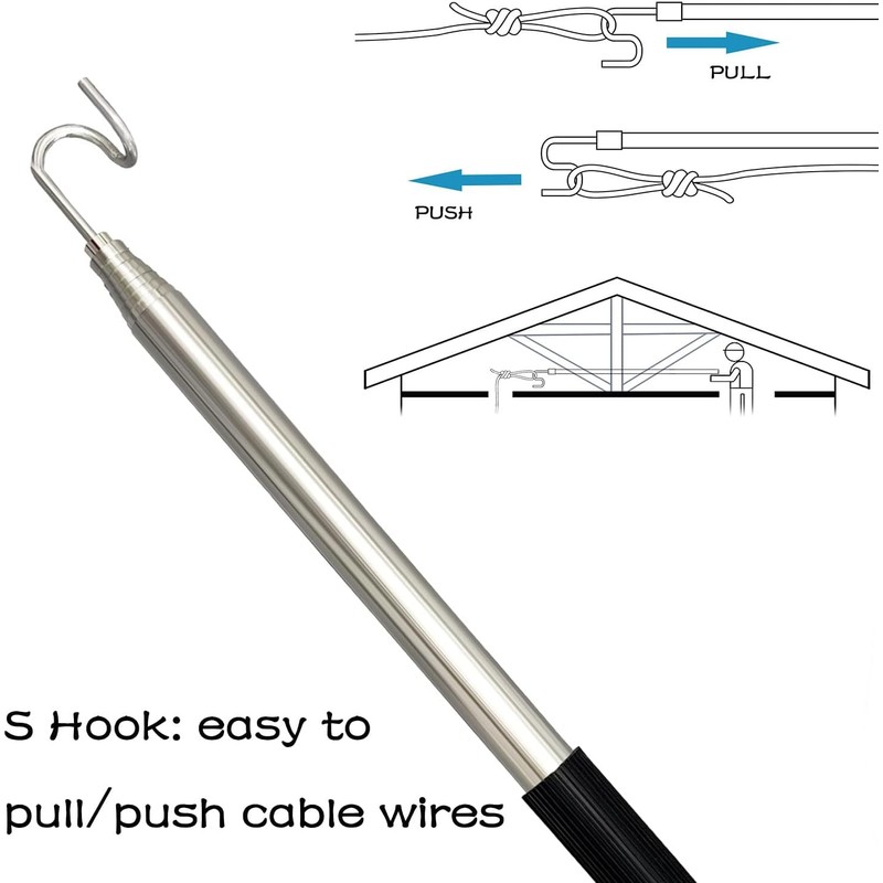 StartFine Pickup Grabber Telescopic Magnetic Pickup Tool with Hook Pick-Up