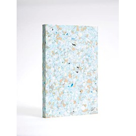 Yogamatters Chipped Foam Half Yoga Block - Lightweight, High Density, Recycled and Non-Toxic