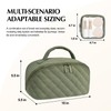 honitty Makeup Bag, Quilted Makeup Bag, Puffy Travel Make up
