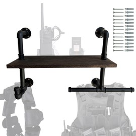 TYTAMMON Heavy-Duty Tactical Gear Rack Wall Mount Hanger & Hook for Police,Motorcycle,Cycling,Football Suit(1 Set)