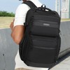 Daily laptop college student new men's travel backpack school bag black Small