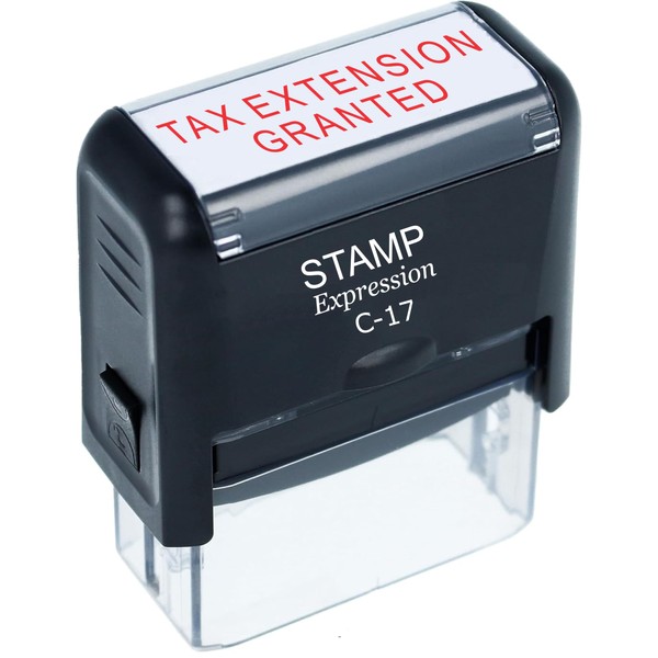 stampexpression - Tax Extension Granted Office Self Inking Rubber Stamp