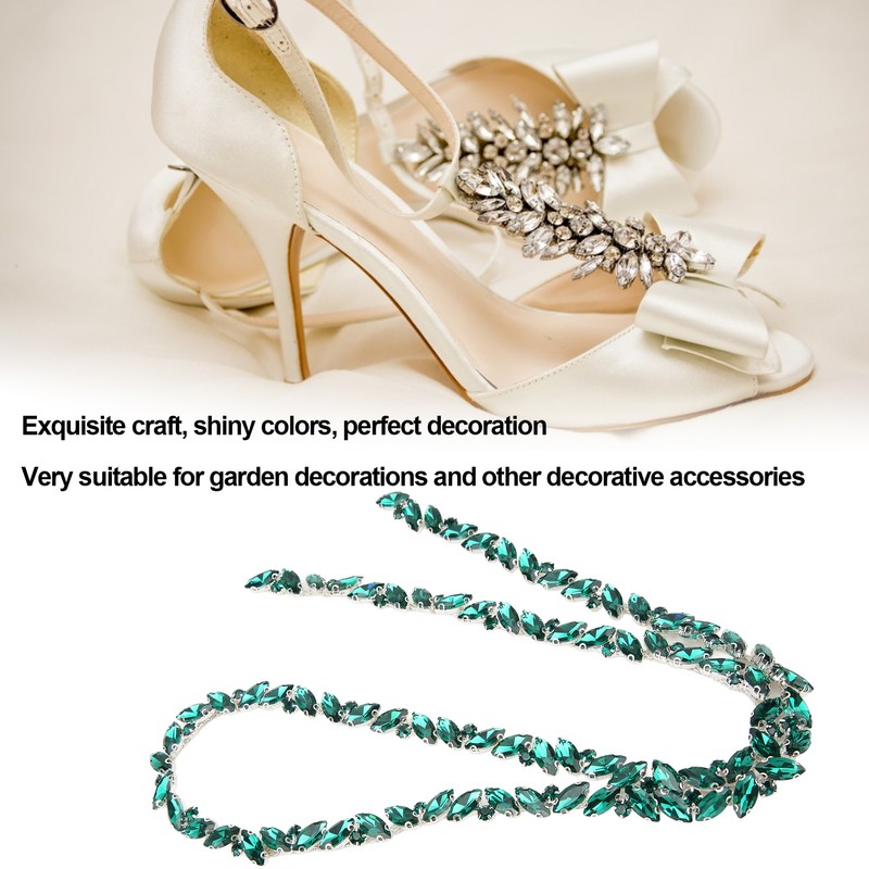 Glass Claw Chain High Hardness Color Single Row Rhinestone Strips