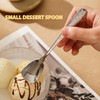 3 PCS Stainless Steel Spoon Set, Mirror Metal 10.5" Serving