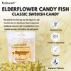 KOLSVART Swedish Candy, Torsken Shaped, Classic Scandinavian Gummy, Vegan, Gluten