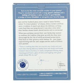 ONESTO Sea Salt Crackers, 4 OZ