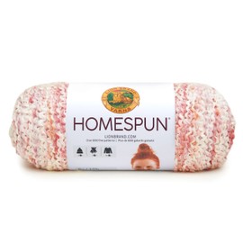 Lion Brand Yarn - Homespun - 3 Pack with Pattern Cards in Color (Parfait)