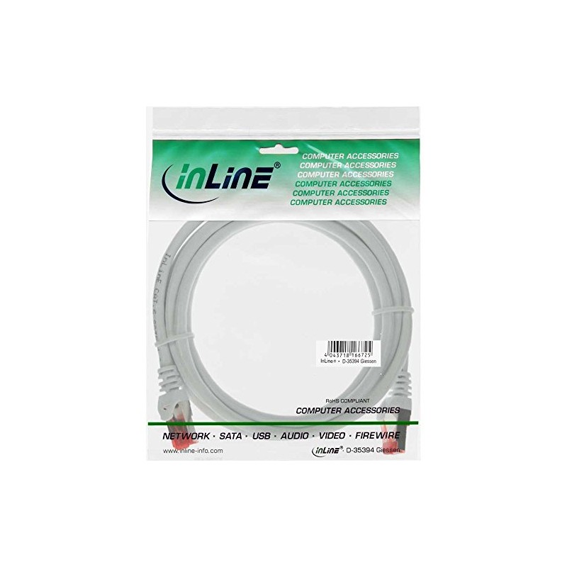 Diverse InLine® Patch cord, InLine®, S-STP/PiMF, Cat. 6, white, 5m