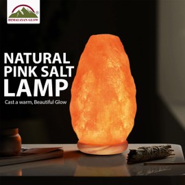 Himalayan Glow Salt Lamp with Touch Dimmer Switch 5-7 lbs