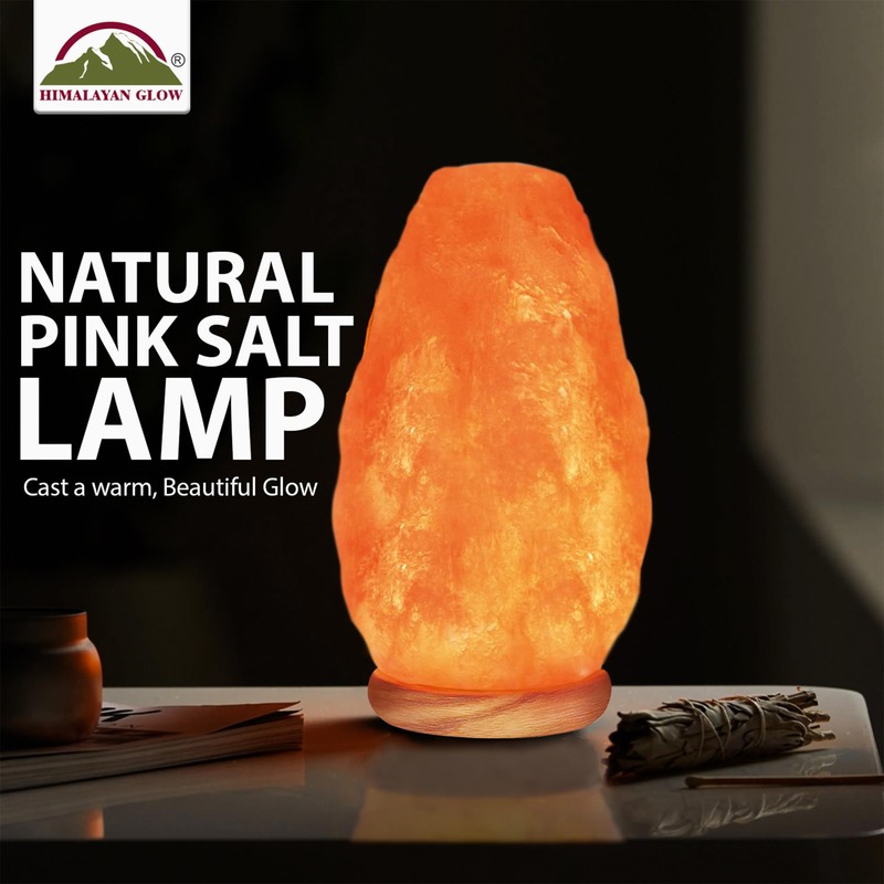 Himalayan Glow Salt Lamp with Touch Dimmer Switch 5-7 lbs