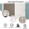 Stainless Steel Slide Bolt Latch, Deadbolt Lock with Padlock Hole,