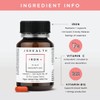 JSHealth Vitamins Iron + Supplement for Energy Support | Iron