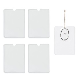 [Proooooces] Acrylic Key Holder Cover, 6.5x9, 7.5x7.5, 9x9, 12x12, 15x8, Set of 5, Protective Sheet, Storage, Acrylic Keychain, Rubber Strap, Protective Cover, Protects Against Dirt and Scratches,