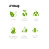 EF-Globally - Dental Floss Picks - (100 Count) - Plant