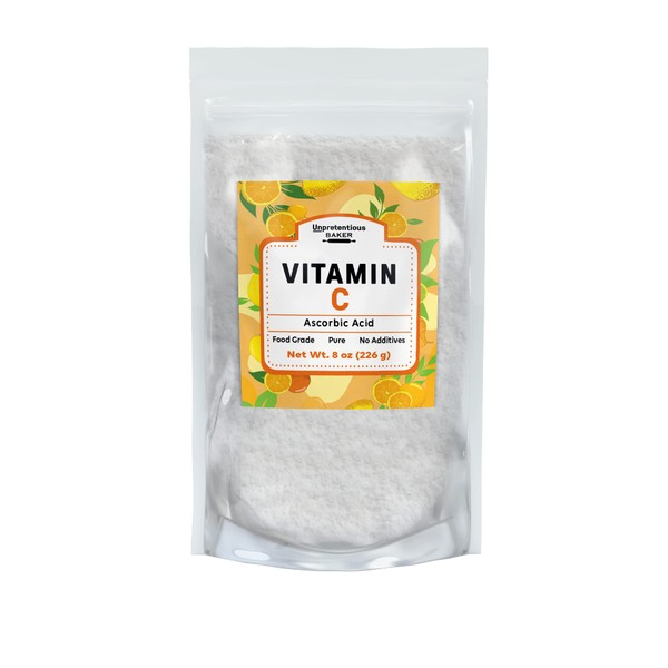 Unpretentious Baker Vitamin C Powder Ascorbic Acid, Resealable Bag