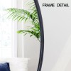 segawe 24" Metal Frame Round Wall Mirror for Bedroom Bathroom