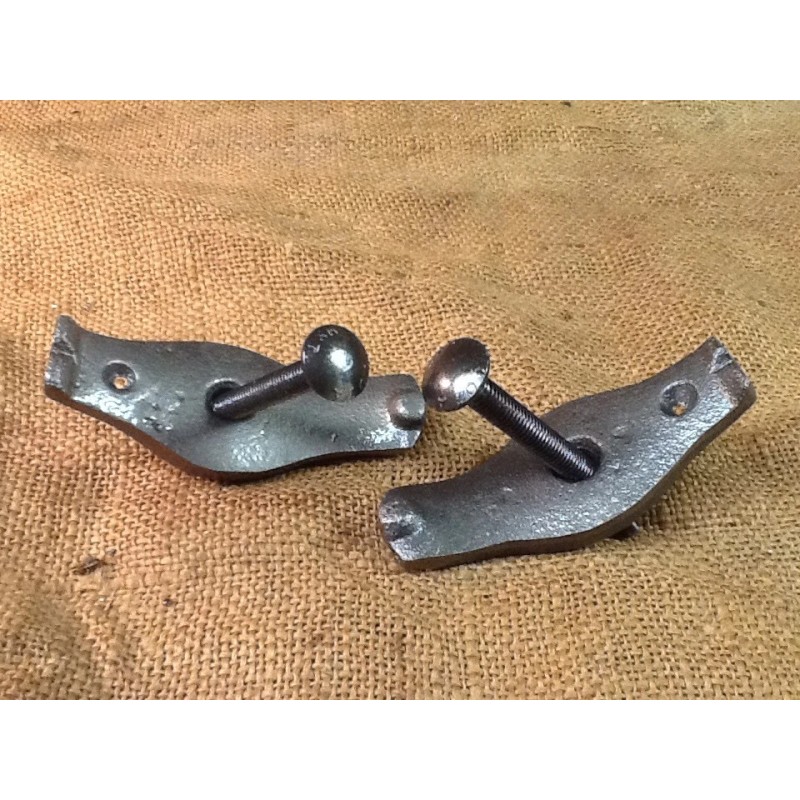 Cast Iron Black Hawk Corn Sheller Mounting Bracket Clamps
