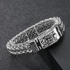 Azubpi Men's 316 Stainless Steel Gothic Viking Bracelet - Flower
