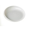 Sammons Preston Ivory Round Scoop Dish, Unbreakable 8" Scooper Bowl