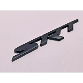 Mopar Charger Challenger Jeep Grand Cherokee Matte Black SRT Logo Emblem Nameplate