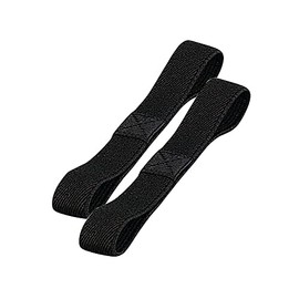 Komorijushi Bento Box, Belt, Lunch Belt, 15, Black, Set of 2, Width 0.6 x 9.1 inches (1.5 x 23 cm), Can Also Be Used as a Bento Belt or Book Band, Made in Japan