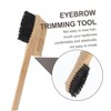 OATIPHO 1pc Eyebrow and Eyelash Comb Brush Portable Grooming Tool