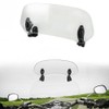 Kucehiup Motorcycle Windshield Extension,Universal Adjustable Clip-on Windscreen Extender for Hon