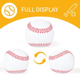 H&W Baseball Piggy Bank for Boys, Shatterproof Baseball Sports Themed Coin Bank, Gift for Kids