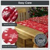 Emma Barclay Christmas Table Cloth, Round Machine Washable Xmas Dining